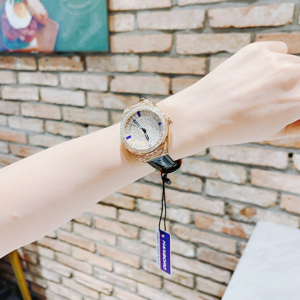 Đồng hồ Hanboro nữ đính đá