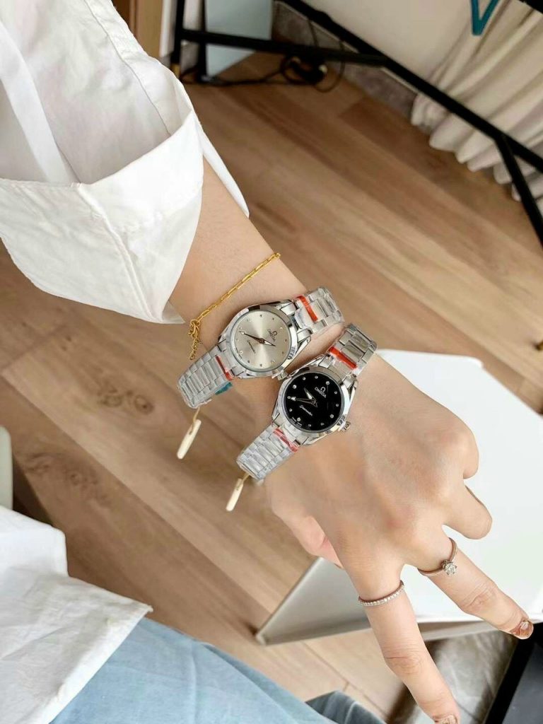 Đồng hồ Omega Seamaster nữ dây kim loại