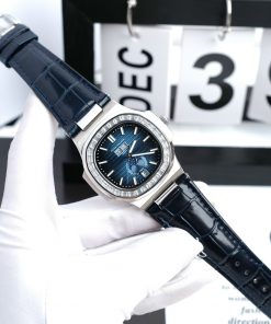 Đồng hồ Patek Philippe Nautilus nam đính đá