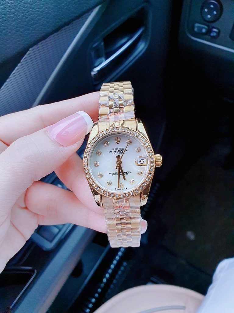 Đồng hồ Rolex DateJust đính đá