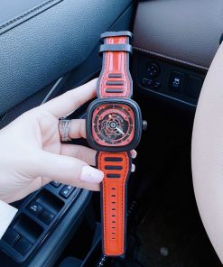 Đồng hồ SevenFriday dây da màu đỏ