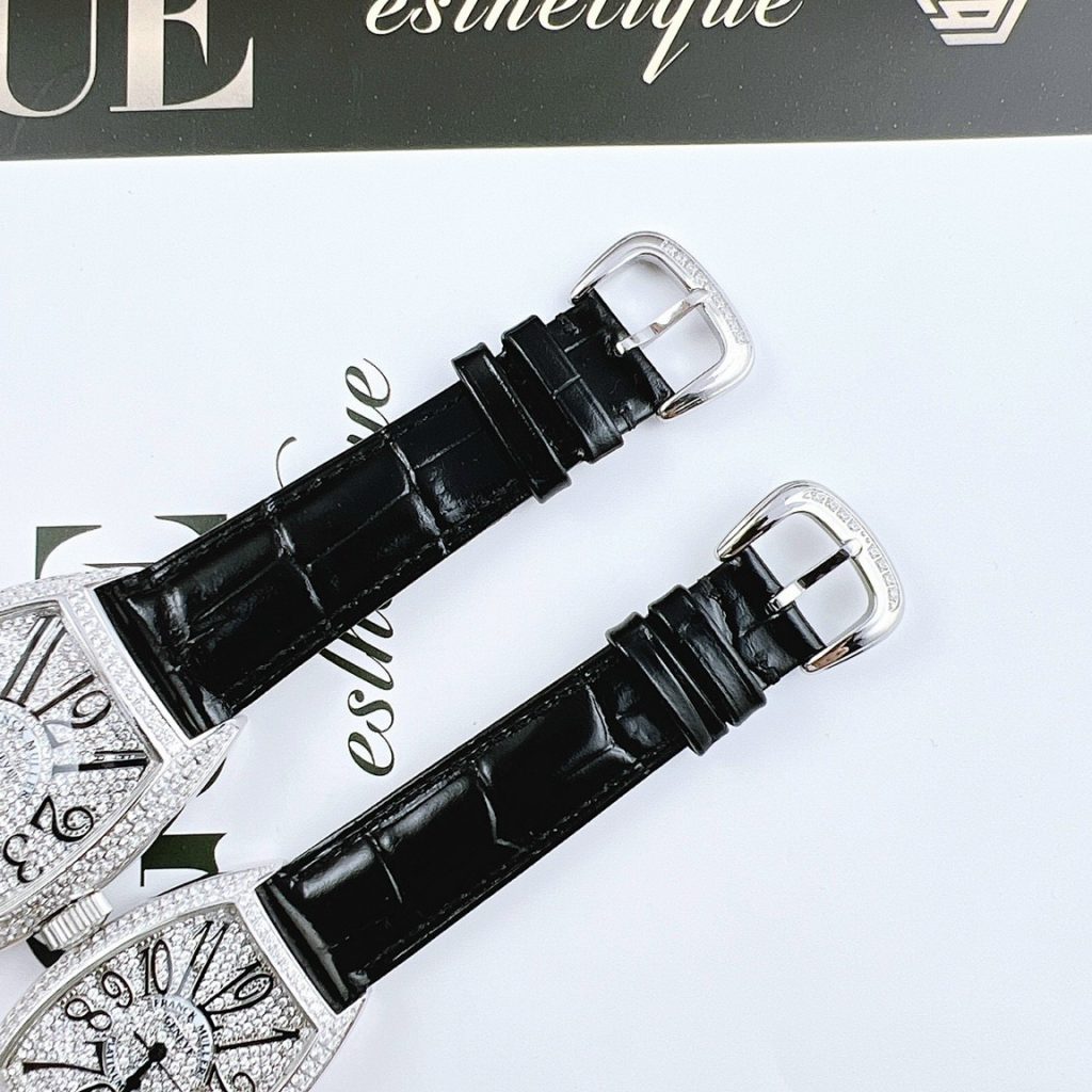 Đồng hồ đôi đẹp dây da Franck Muller