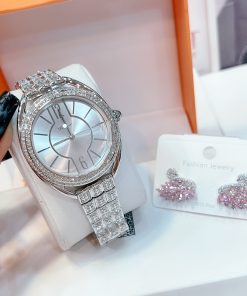 Đồng hồ nữ Davena Austria chính hãng đính full đá swarovski