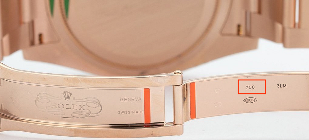 GIẢI MÃ Ý NGHĨA KÝ HIỆU 750 TRÊN ĐỒNG HỒ ROLEX SIÊU CẤP