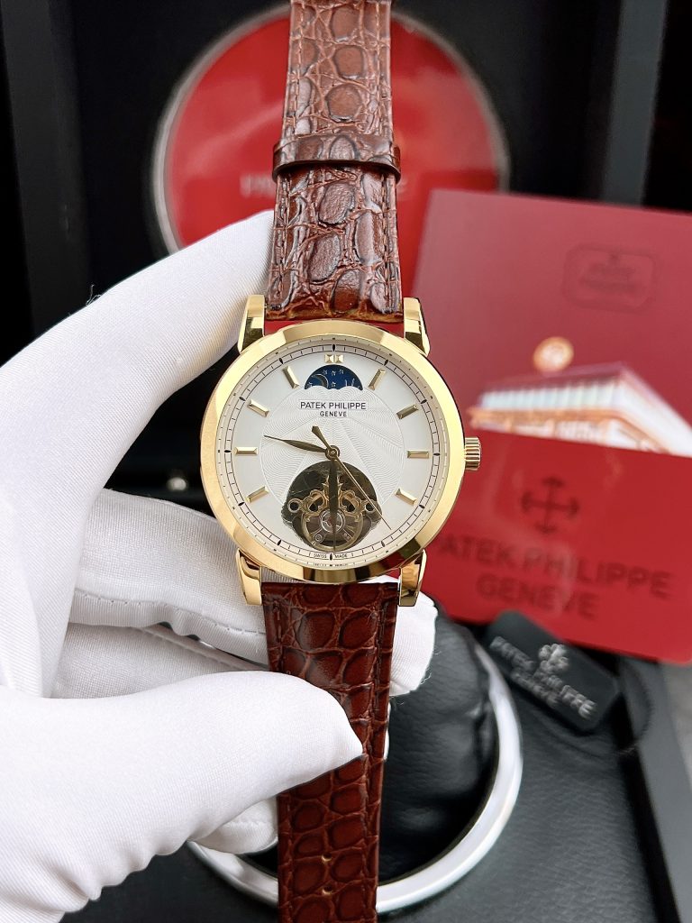 Đồng hồ Patek Philippe Automatic cơ lộ máy Nhật