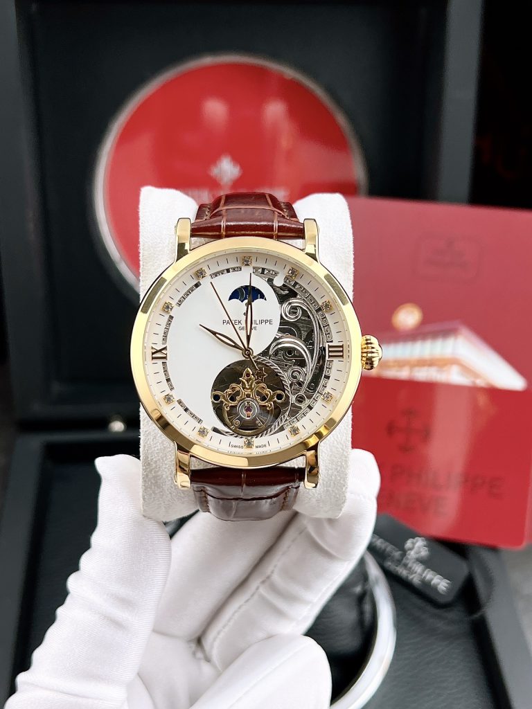 Đồng hồ cơ lộ máy Patek Philippe