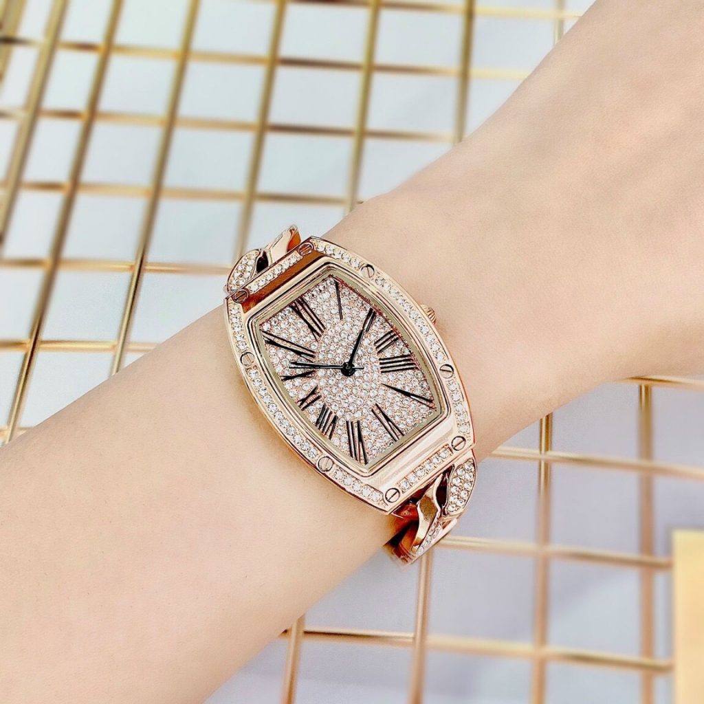 Đồng hồ nữ Davena dây kim loại