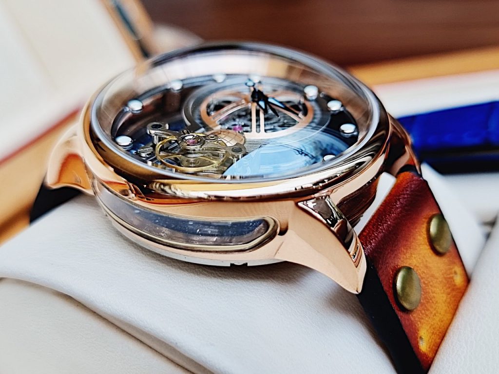 Đồng hồ Hanboro cơ lộ máy