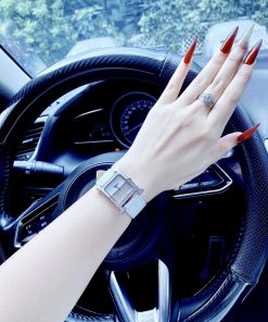 Đồng hồ Hermes nữ đính đá