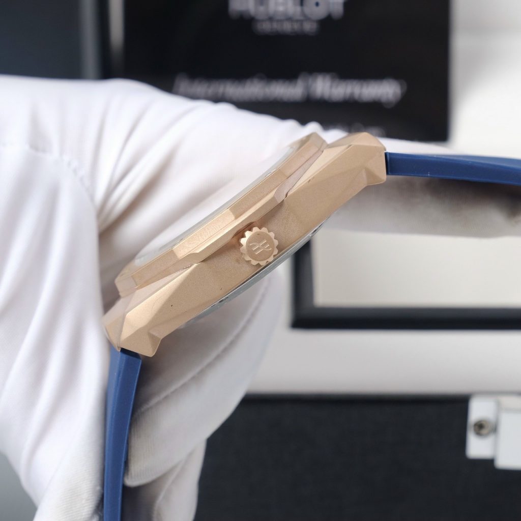 Đồng hồ Hublot Orlinski Super Fake Nhật màu xanh