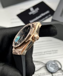 Đồng hồ Hublot Replica cao cấp Orlinski King Gold Đính full đá