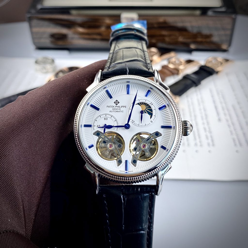 Đồng hồ Patek Philippe cơ lộ máy Nhật Super Fake 11