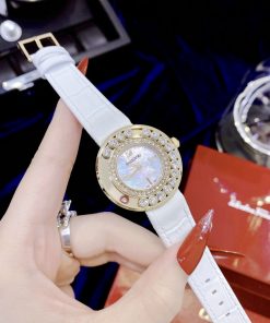 Đồng hồ Swarovski dây da nữ đính đá
