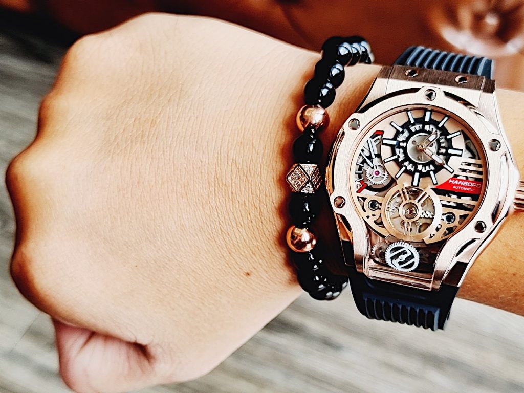 Đồng hồ cơ nam Hanboro Automatic