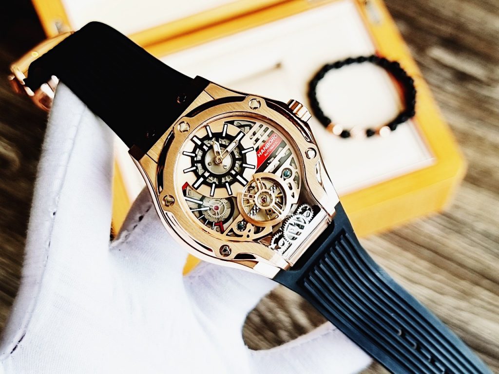 Đồng hồ nam máy cơ Hanboro Automatic