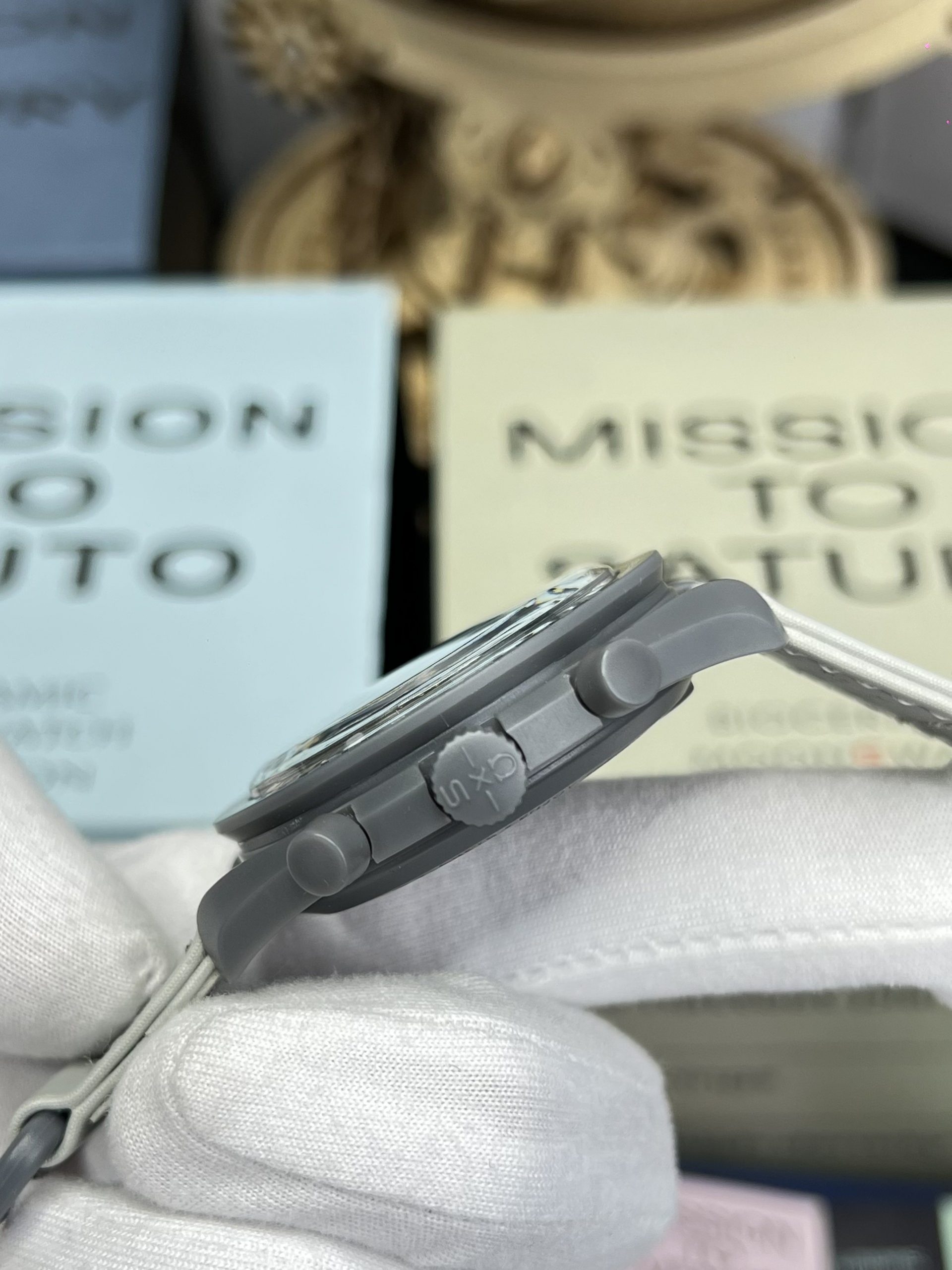 Đồng hồ Omega x Swatch SpeedMaster Fake Cao Cấp MoonSwatch Sao Thủy 42mm Đồng hồ Omega x Swatch SpeedMaster Fake Cao Cấp MoonSwatch Sao Thủy 42mm