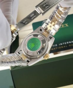Đồng hồ Rolex nữ giá rẻ Super Fake máy cơ Nhật dây Demi mặt trắng