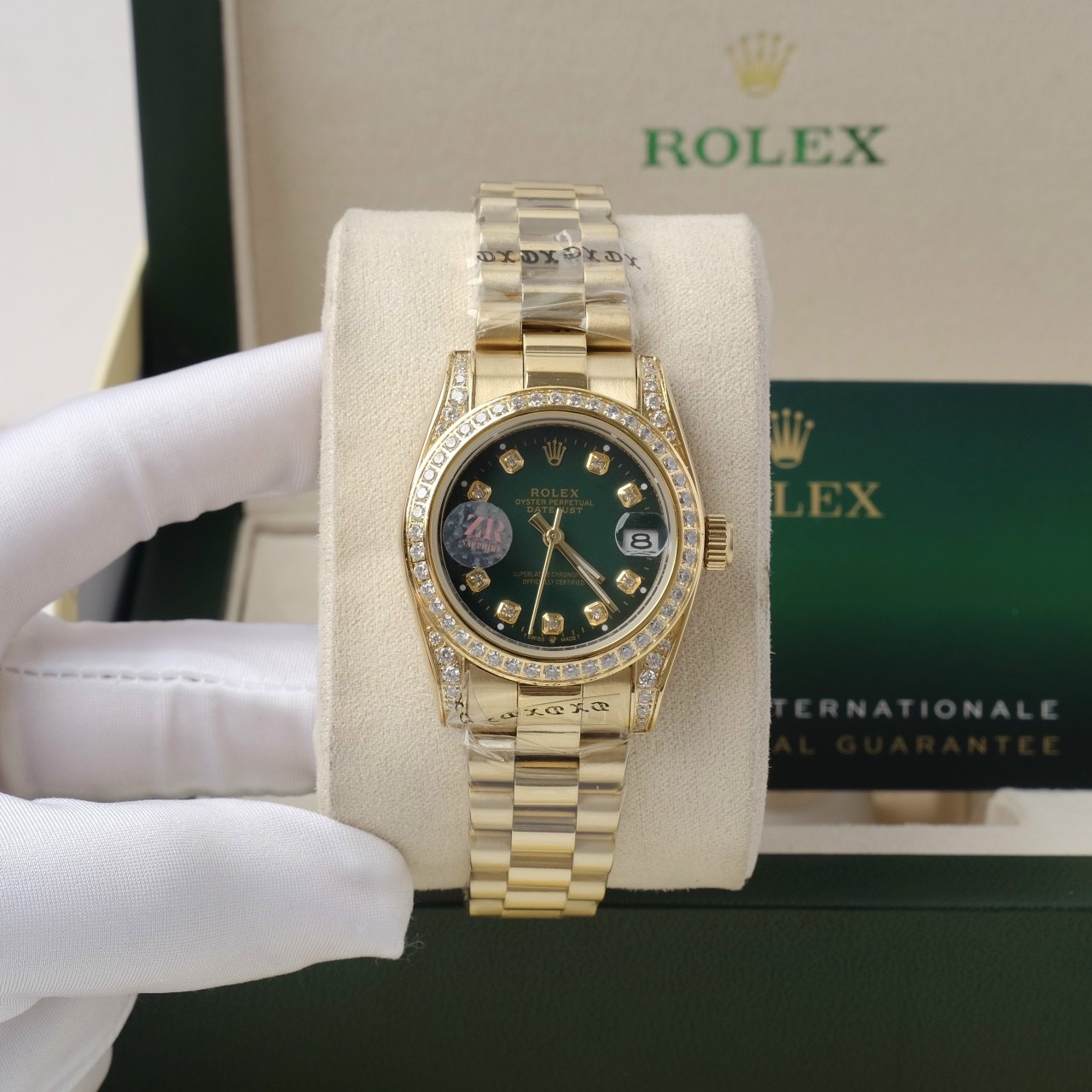 Đồng hồ Rolex Fake 11 Nhật nữ giá rẻ DateJust đính đá dây kim loại Đồng hồ Rolex Fake 11 Nhật nữ giá rẻ DateJust đính đá dây kim loại