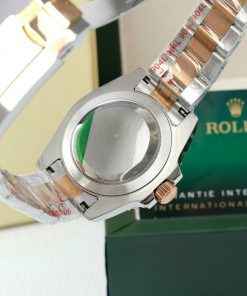 Đồng hồ Rolex GMT-Master Root Beer Fake Nhật màu demi 40mm