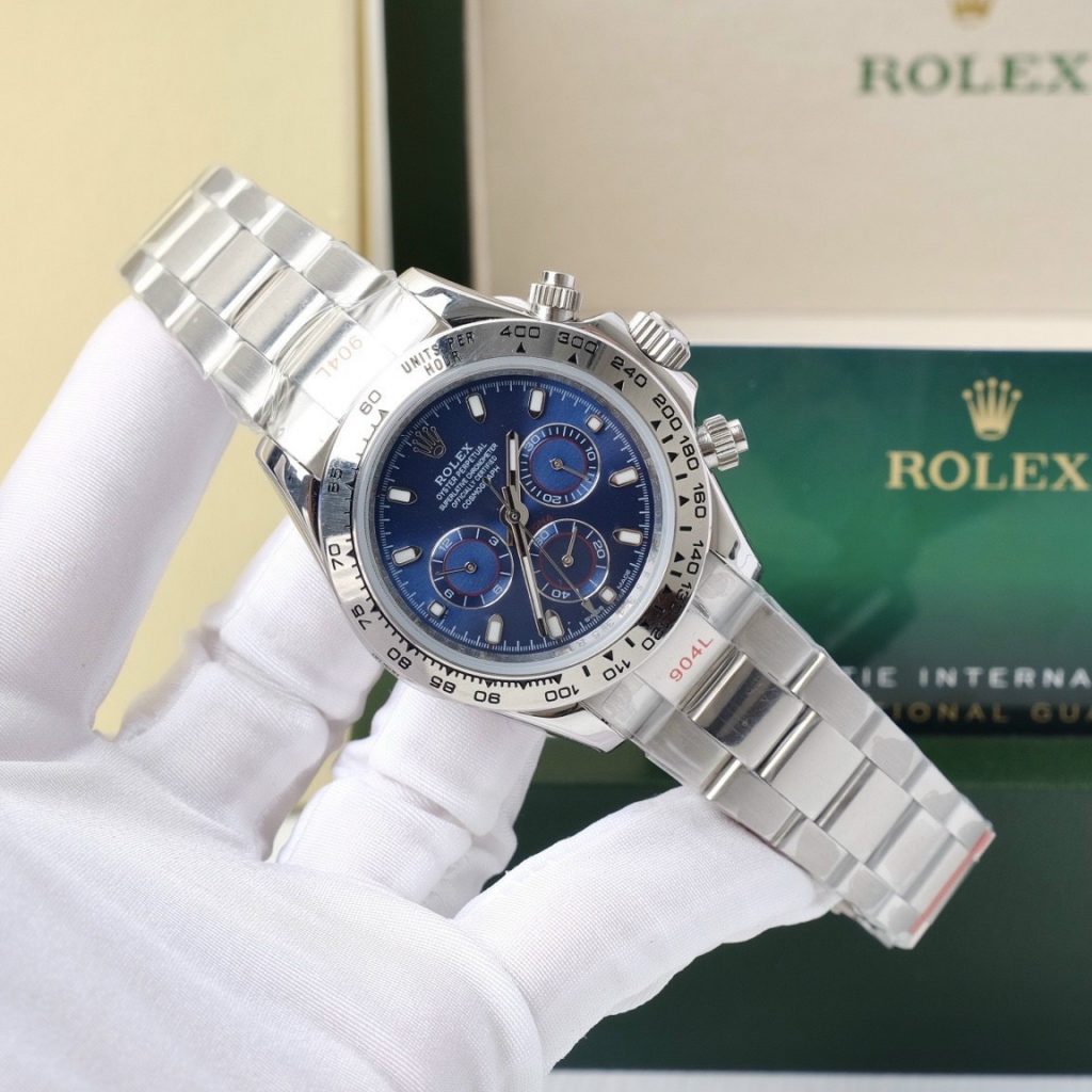 Đồng hồ Rolex Daytona Fake 11 máy Nhật mặt thiên thạch màu xanh
