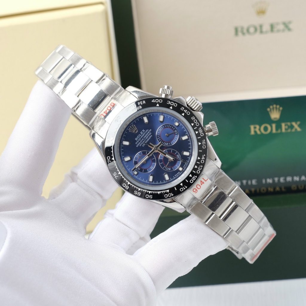 Đồng hồ Rolex Daytona Fake 11 máy Nhật mặt thiên thạch màu xanh