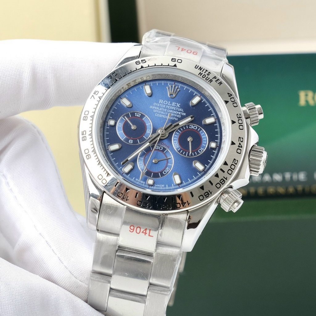 Đồng hồ Rolex Daytona Fake 11 máy Nhật mặt thiên thạch màu xanh