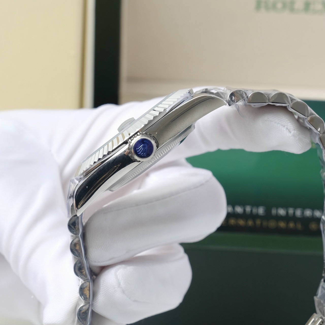 Đồng hồ nam Rolex Super Fake máy nhật Day-Date dây kim loại Đồng hồ nam Rolex Super Fake máy nhật Day-Date dây kim loại