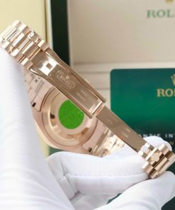 Đồng hồ nam Rolex Day-Date máy Nhật mặt số Chocolate 40mm