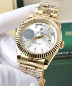 Đồng hồ nam Rolex Day-Date Super Fake máy cơ Nhật màu vàng