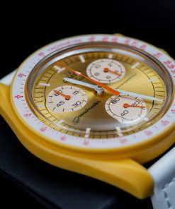 Đồng hồ Omega x Swatch SpeedMaster Fake Cao Cấp MoonSwatch Mặt Trời 42mm