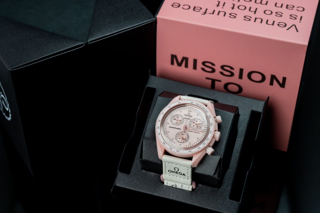 Đồng hồ Omega x Swatch SpeedMaster Fake Cao Cấp MoonSwatch Sao Kim