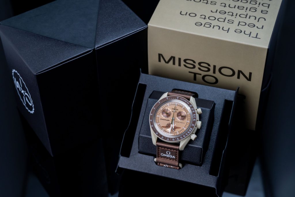 Đồng hồ Omega x Swatch SpeedMaster MoonSwatch Fake Cao Cấp Sao Thổ