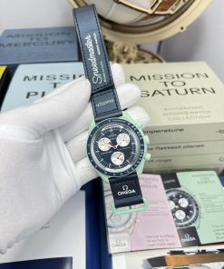 Đồng hồ Omega x Swatch SpeedMaster Fake Cao Cấp MoonSwatch Trái Đất