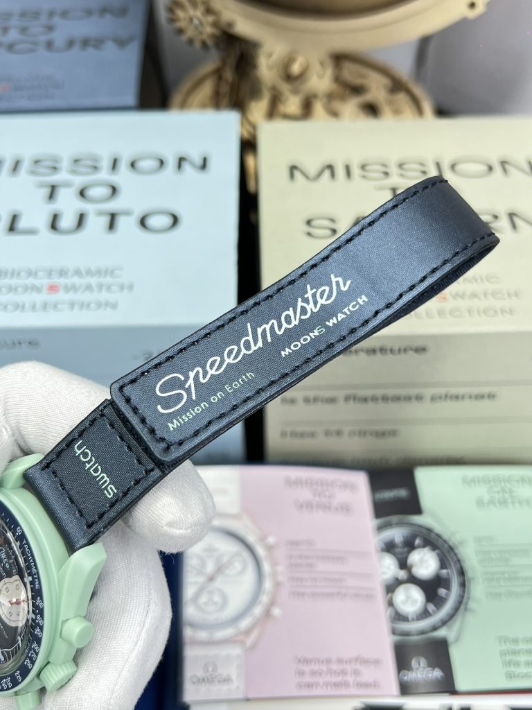 Đồng hồ Omega x Swatch SpeedMaster Fake Cao Cấp MoonSwatch Trái Đất