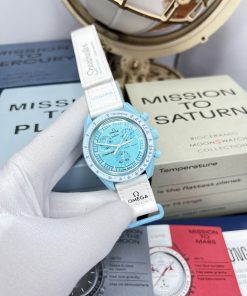 Đồng hồ Omega x Swatch SpeedMaster Fake Cao Cấp MoonSwatch Sao Thiên Vương 42mm