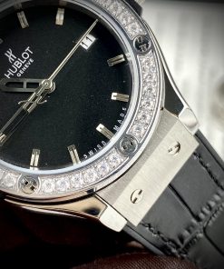 Đồng hồ Hublot Classic Fusion nữ đính đá Fake 11 máy Nhật 33mm