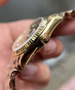 Đồng hồ Rolex Day-Date Replica cao cấp mặt xà cừ mạ vàng 18K