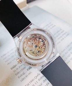 Đồng hồ cơ lộ máy Hanboro by Huboler chính hãng nam đính đá