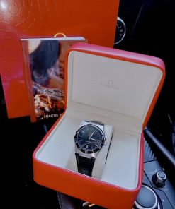 Đồng hồ nam dây da Omega Automatic nam máy cơ