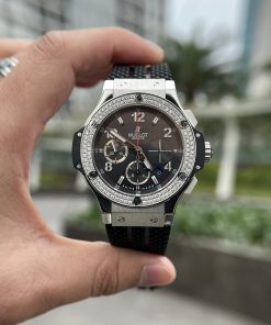 Đồng hồ Hublot Big Bang Replica 11 máy cơ Thụy Sỹ đính đá 41mm