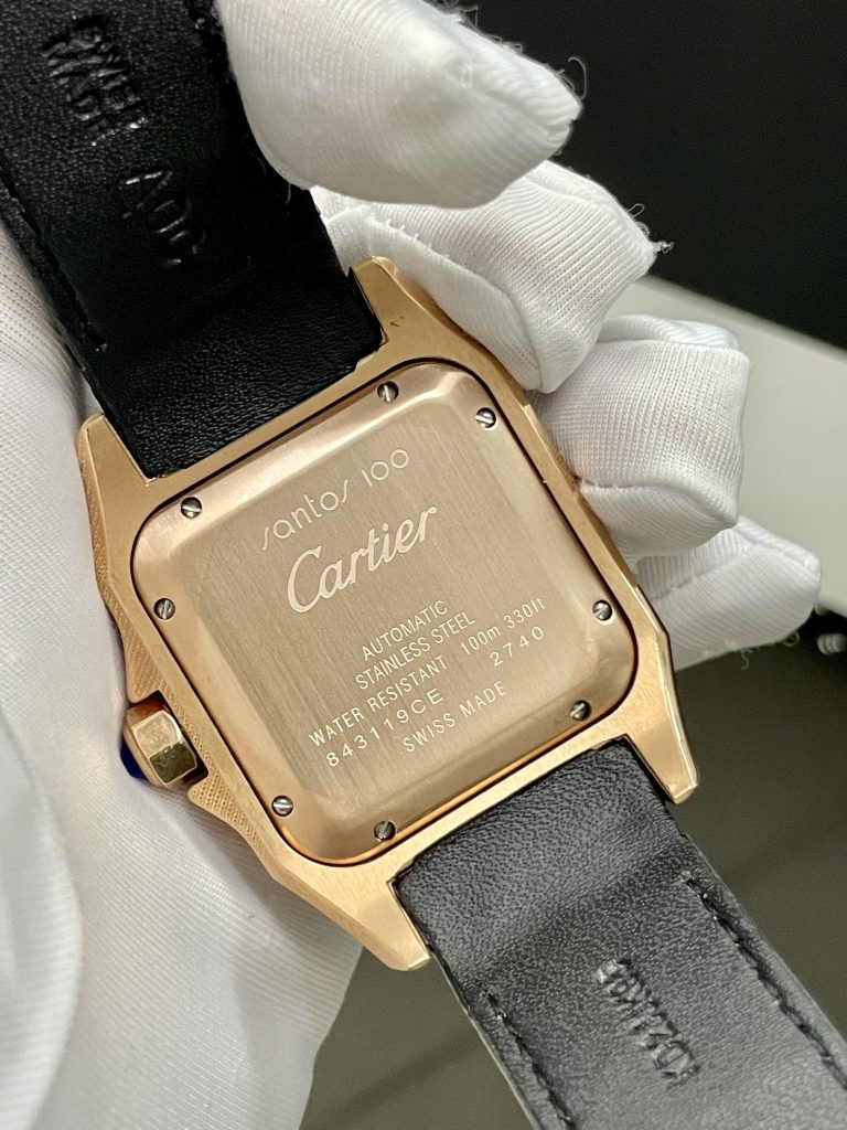 Đồng hồ nam dây da Cartier Automatic giá rẻ Super Fake Nhật