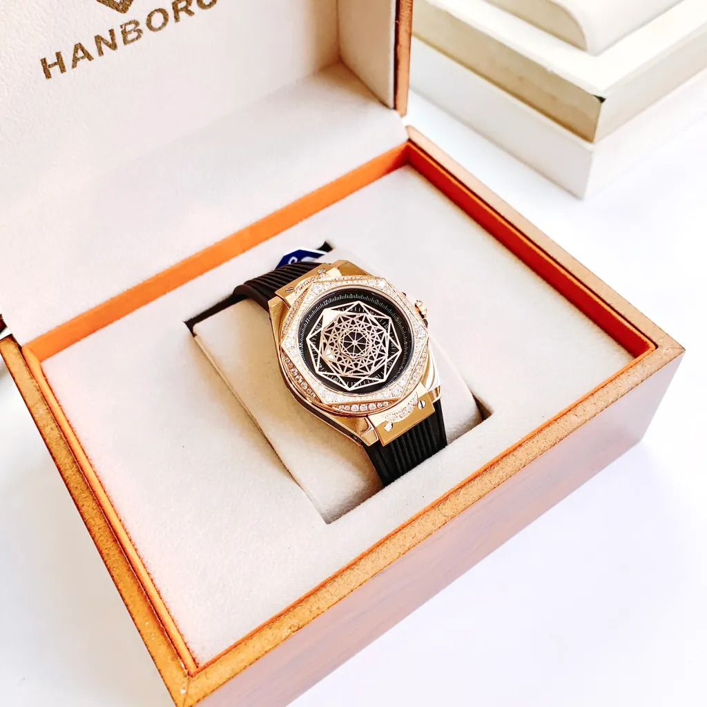 Đồng hồ cặp đẹp Hanboro chính hãng