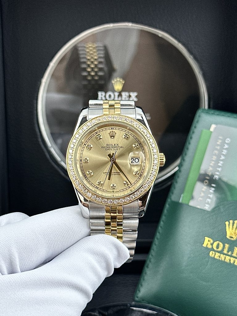 Đồng hồ đôi Rolex máy cơ automatic Datejust Super Fake Nhật 31/41mm