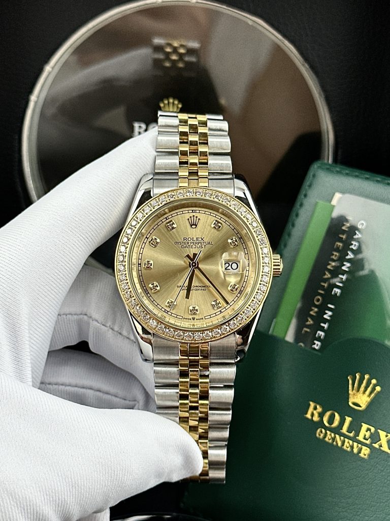 Đồng hồ đôi Rolex máy cơ automatic Datejust Super Fake Nhật 31/41mm