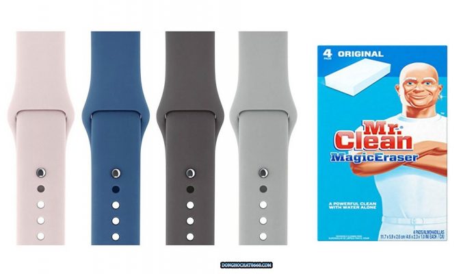 Mẹo vệ sinh dây đồng hồ cao su