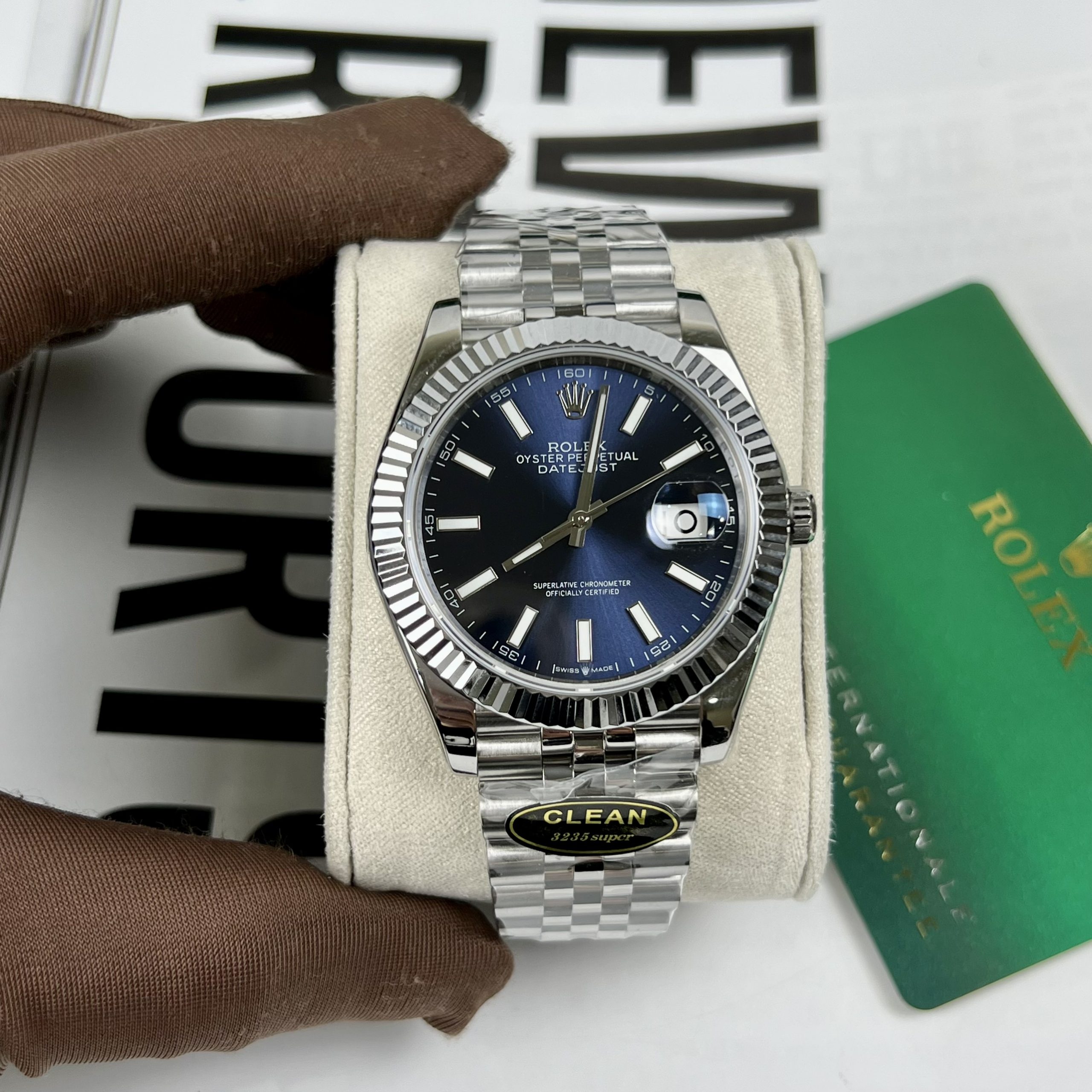 Đồng hồ Rolex Clean Factory DateJust Replica 11 Thụy Sỹ mặt xanh dương 41mm Đồng hồ Rolex Clean Factory DateJust Replica 11 Thụy Sỹ mặt xanh dương 41mm