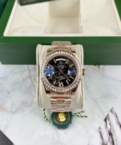 Đồng hồ Rolex Day-Date mặt nham thạch Fake 11 máy cơ Nhật 40mm