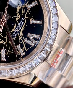 Đồng hồ Rolex Day-Date mặt nham thạch Fake 11 máy cơ Nhật 40mm