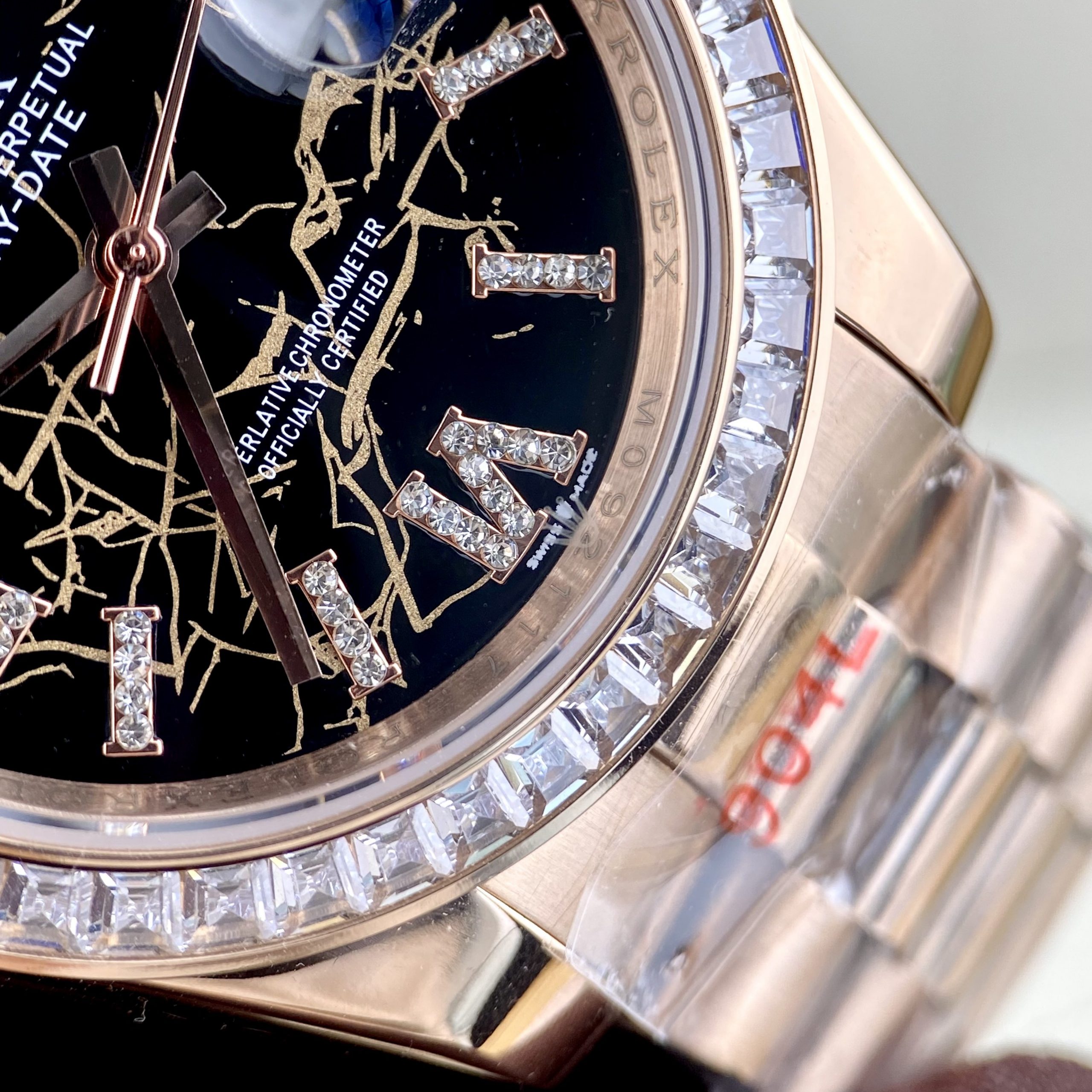 Đồng hồ Rolex Day-Date mặt nham thạch Fake 11 máy cơ Nhật 40mm Đồng hồ Rolex Day-Date mặt nham thạch Fake 11 máy cơ Nhật 40mm