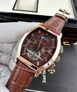 Đồng hồ Vacheron Constantin Super Fake Nhật cơ lộ máy màu nâu 39mm